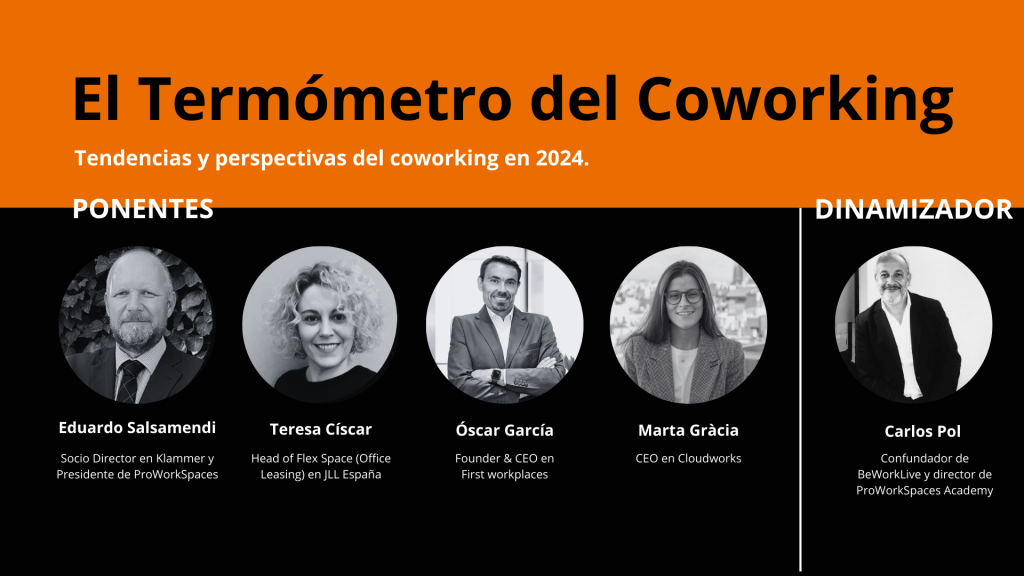 Quedan 3 días para este #evento presencial donde se hablará de #tendencias y perspectivas del #coworking en 2024. Habrá una mesa redonda y un cóctel con #networking para conocer a profesionales del sector.