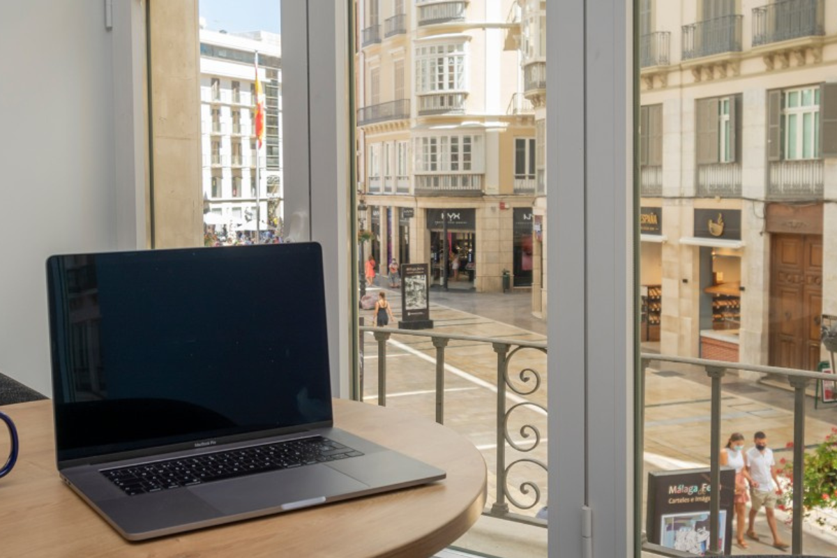 vistas oficinas Larios Málaga