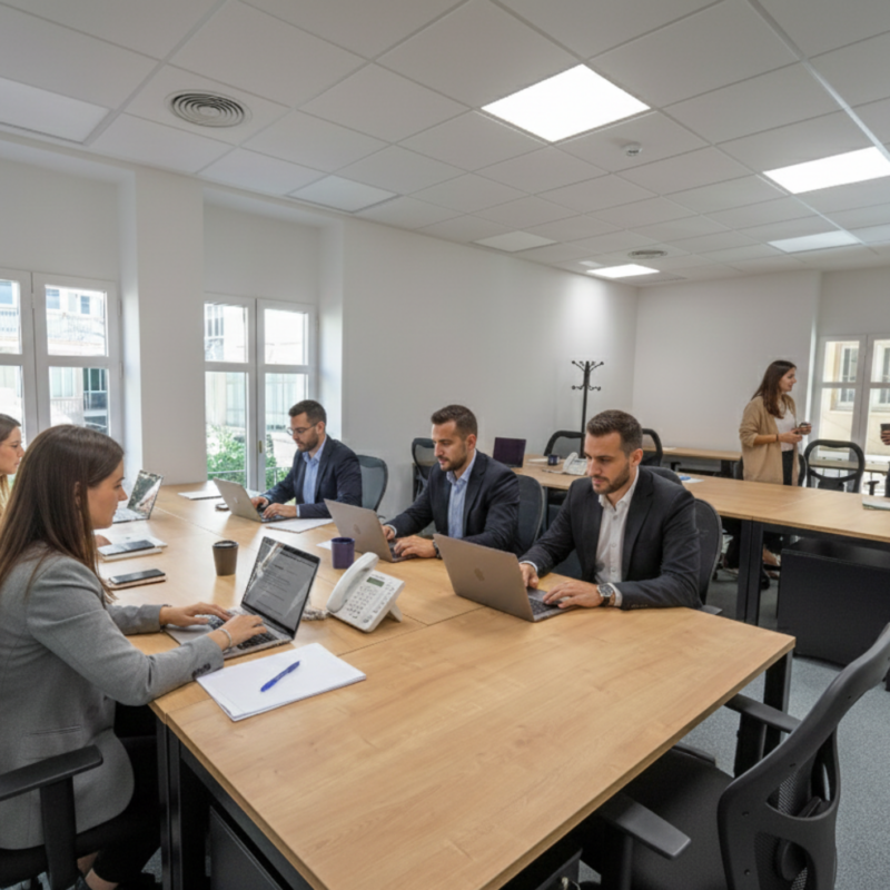 Oficina exclusiva muy luminosa en el centro de Málaga